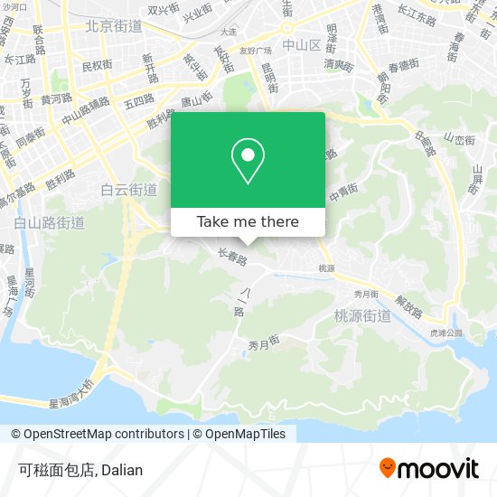 可稵面包店 map