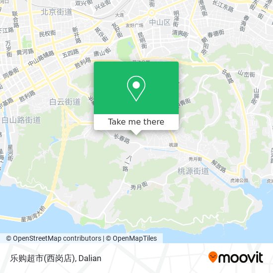 乐购超市(西岗店) map