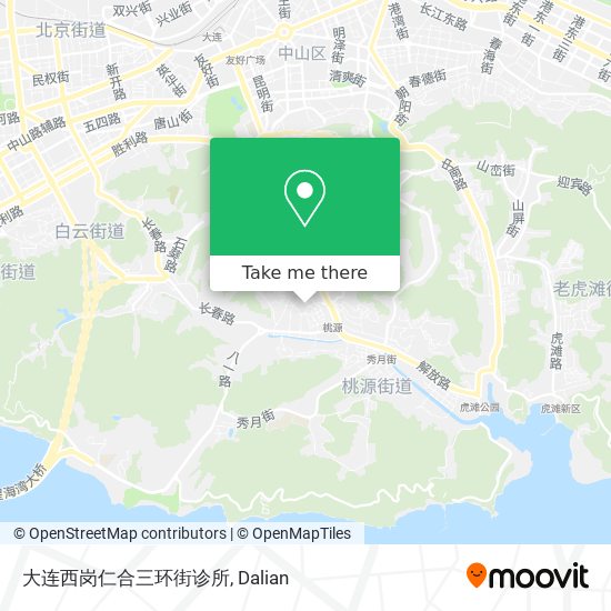 大连西岗仁合三环街诊所 map