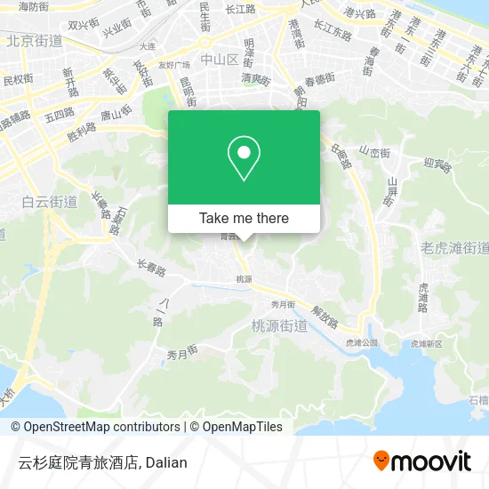 云杉庭院青旅酒店 map
