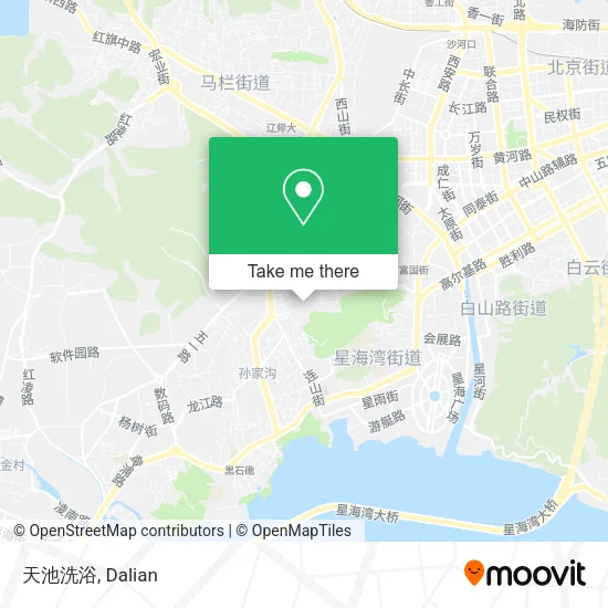天池洗浴 map