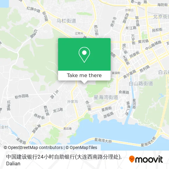 中国建设银行24小时自助银行(大连西南路分理处) map
