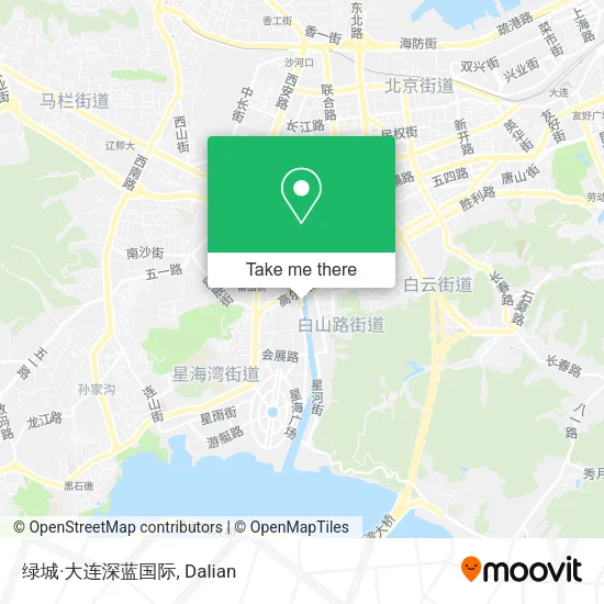 绿城·大连深蓝国际 map