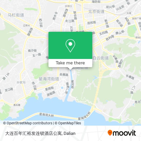 大连百年汇裕发连锁酒店公寓 map