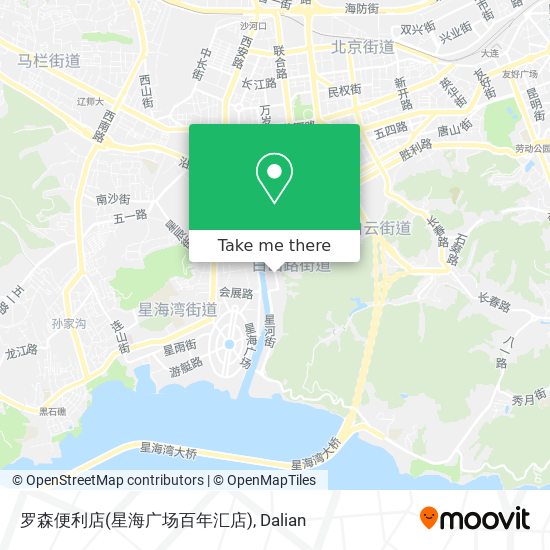罗森便利店(星海广场百年汇店) map