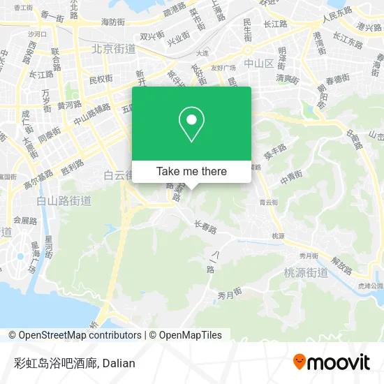 彩虹岛浴吧酒廊 map