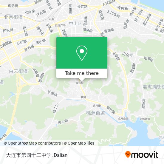 大连市第四十二中学 map