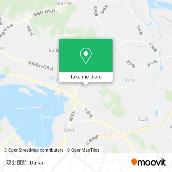 双岛医院 map