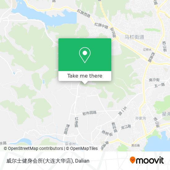 威尔士健身会所(大连大华店) map