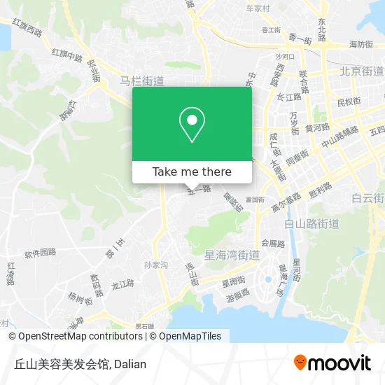 丘山美容美发会馆 map