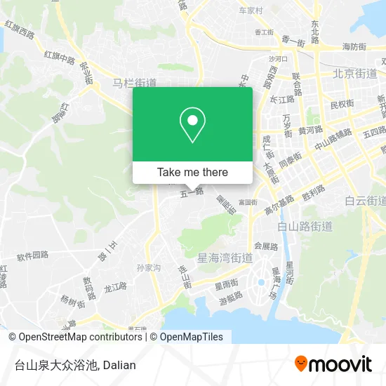 台山泉大众浴池 map