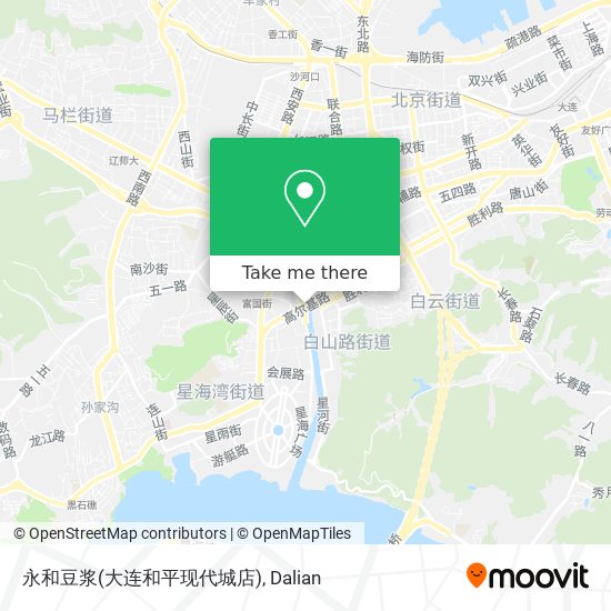 永和豆浆(大连和平现代城店) map