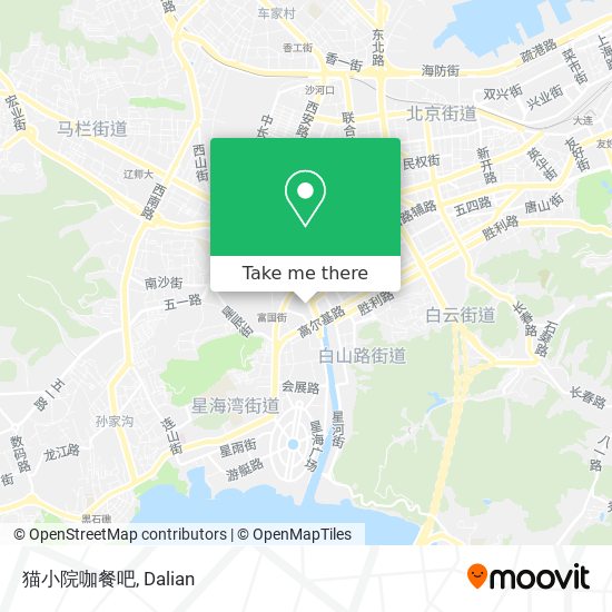 猫小院咖餐吧 map