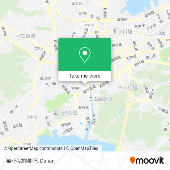 猫小院咖餐吧 map