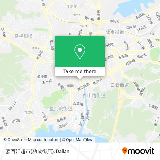 嘉百汇超市(功成街店) map