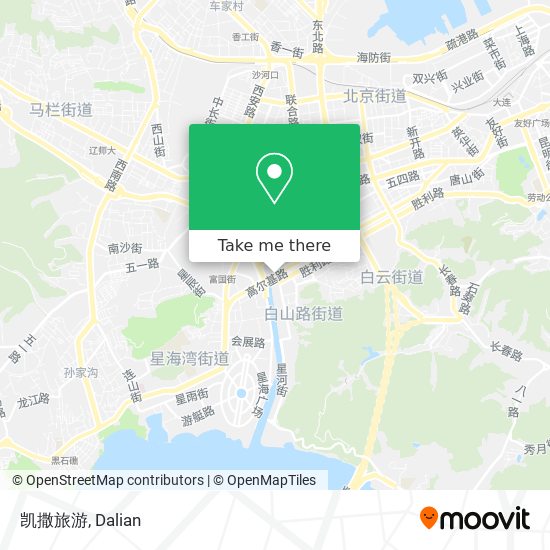 凯撒旅游 map