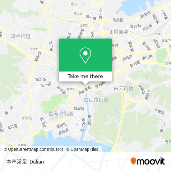 本草浴足 map