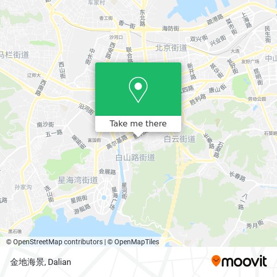 金地海景 map