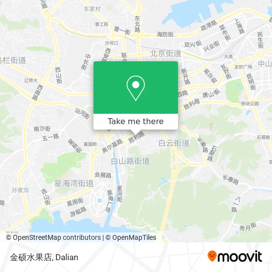 金硕水果店 map