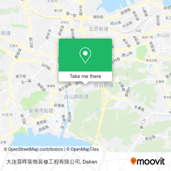 大连晨晖装饰装修工程有限公司 map