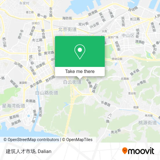 建筑人才市场 map