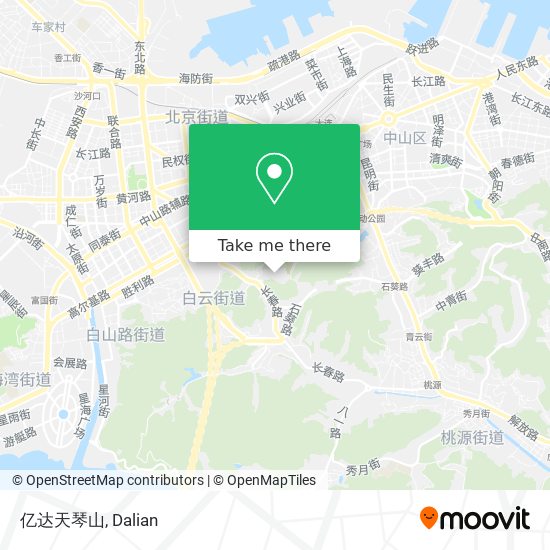 亿达天琴山 map