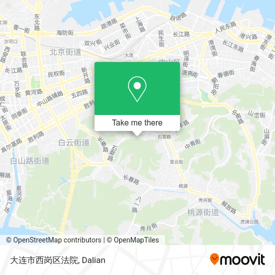 大连市西岗区法院 map