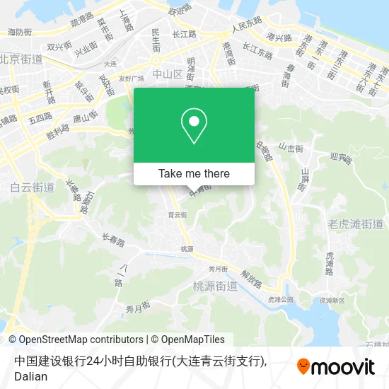 中国建设银行24小时自助银行(大连青云街支行) map