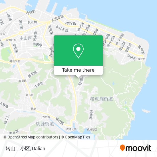 转山二小区 map