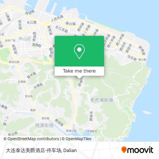 大连泰达美爵酒店-停车场 map