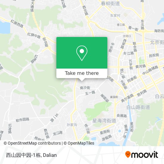 西山园中园-1栋 map
