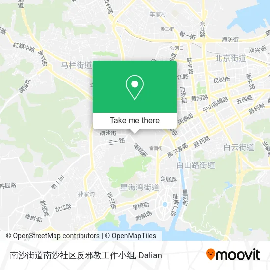 南沙街道南沙社区反邪教工作小组 map