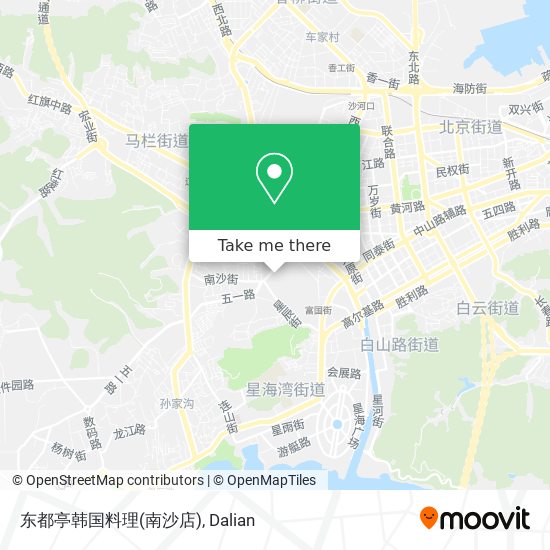 东都亭韩国料理(南沙店) map