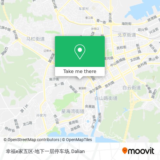 幸福e家五区-地下一层停车场 map