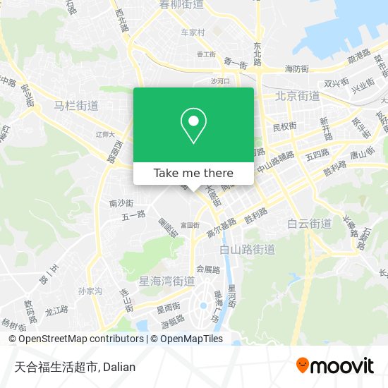 天合福生活超市 map
