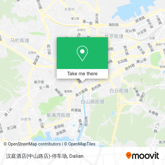 汉庭酒店(中山路店)-停车场 map