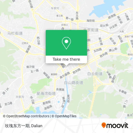 玫瑰东方一期 map