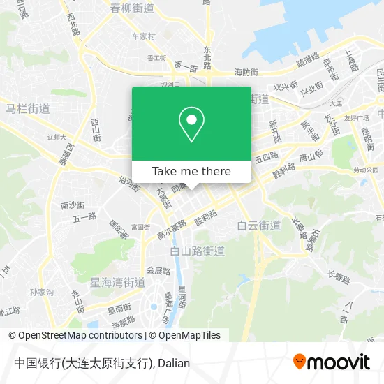 中国银行(大连太原街支行) map