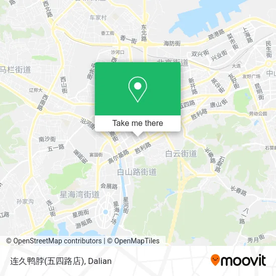 连久鸭脖(五四路店) map