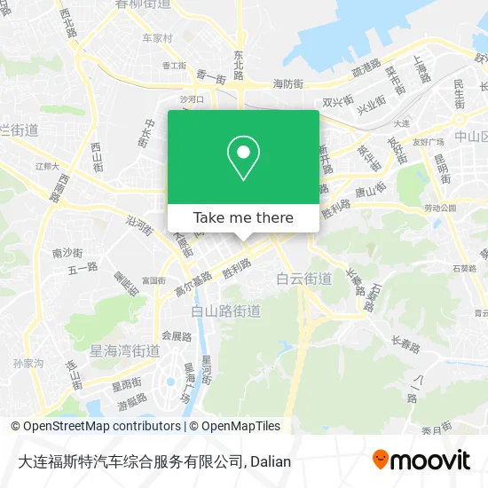 大连福斯特汽车综合服务有限公司 map