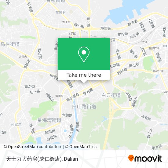 天士力大药房(成仁街店) map