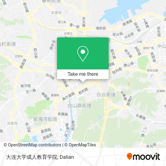 大连大学成人教育学院 map