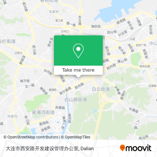 大连市西安路开发建设管理办公室 map
