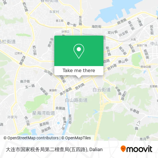 大连市国家税务局第二稽查局(五四路) map