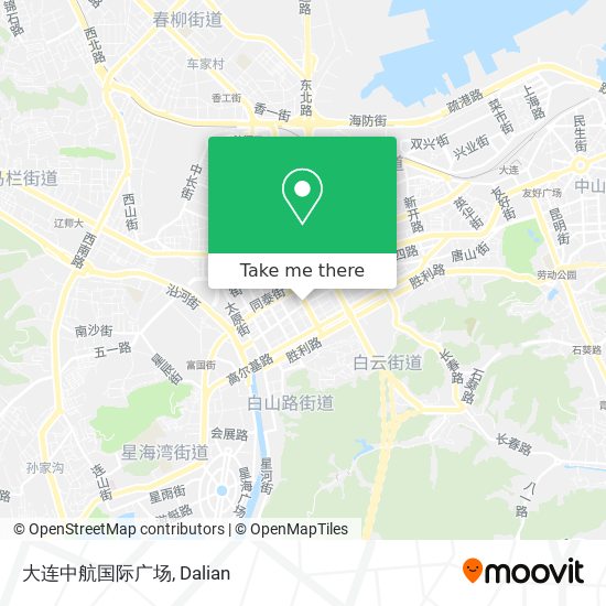 大连中航国际广场 map