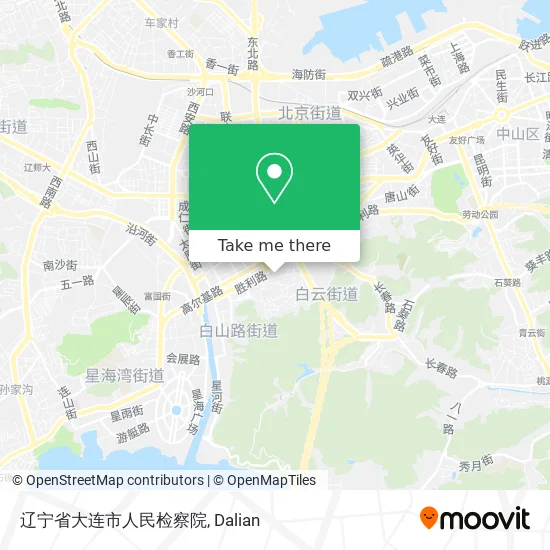 辽宁省大连市人民检察院 map