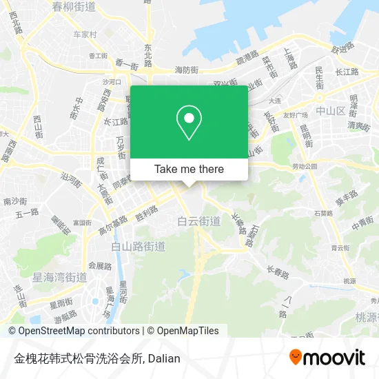 金槐花韩式松骨洗浴会所 map