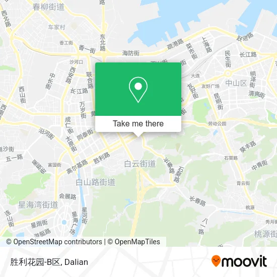 胜利花园-B区 map