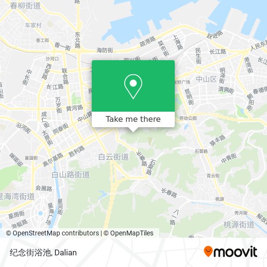 纪念街浴池 map