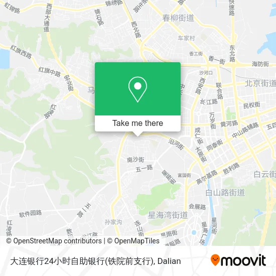 大连银行24小时自助银行(铁院前支行) map